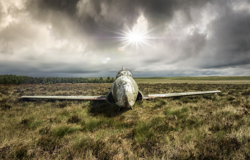 aircraft, wreck, vehicle