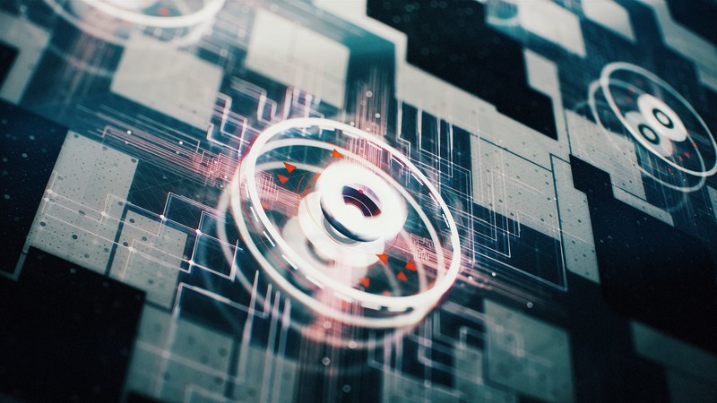 abstract, digital art, technology, render