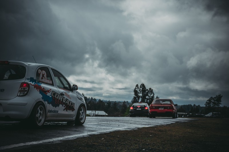 car, race cars, clouds