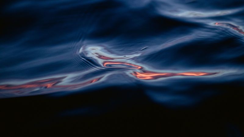 water, waves, surface, wavy, dark, 4k