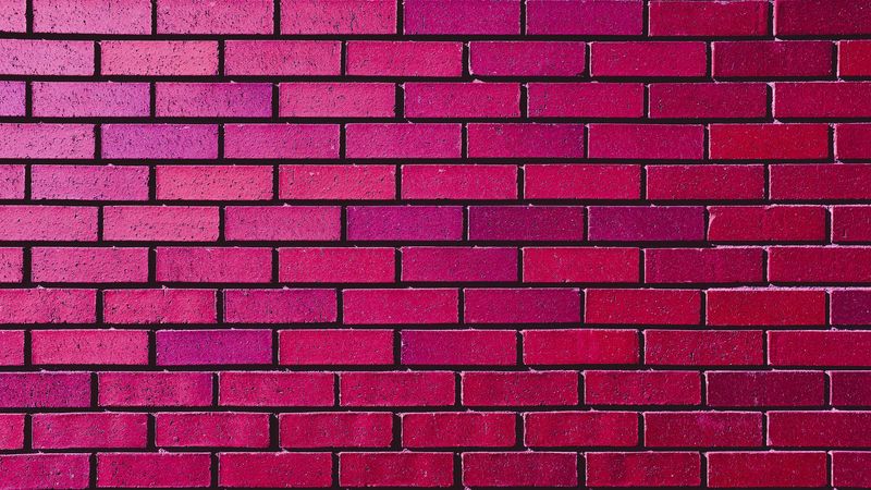 wall, brick, texture, pink, purple, shades, 4k
