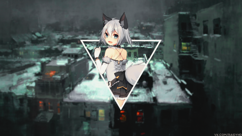 anime, anime girls, picture-in-picture