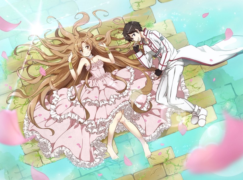 Sword Art Online, anime girls, anime, long hair