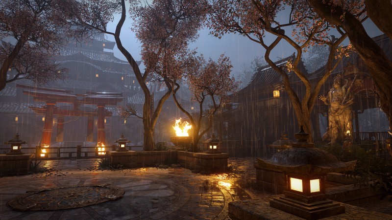 oak trees, For Honor, 3D, digital art