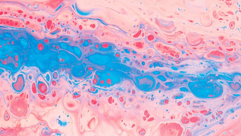 paint, stains, bubbles, blending, texture, liquid, 4k