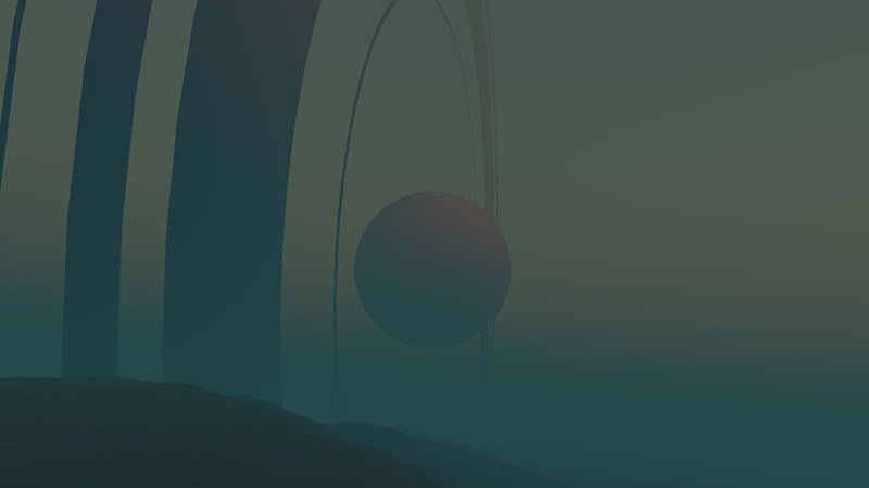 abstract, fantasy art, space, planetary rings, planet