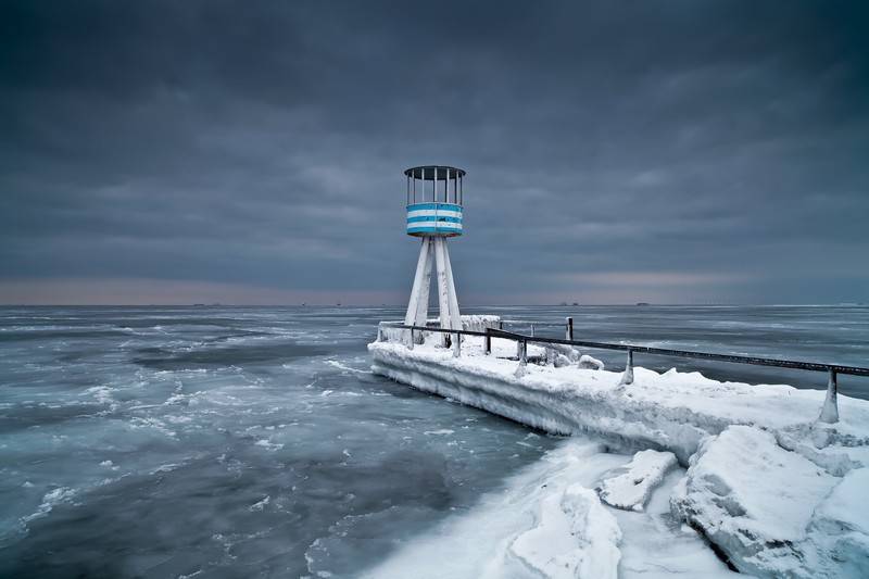 sea, ice, winter