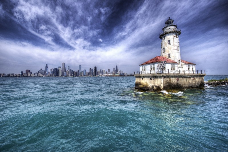 Chicago, USA, Illinois, sky