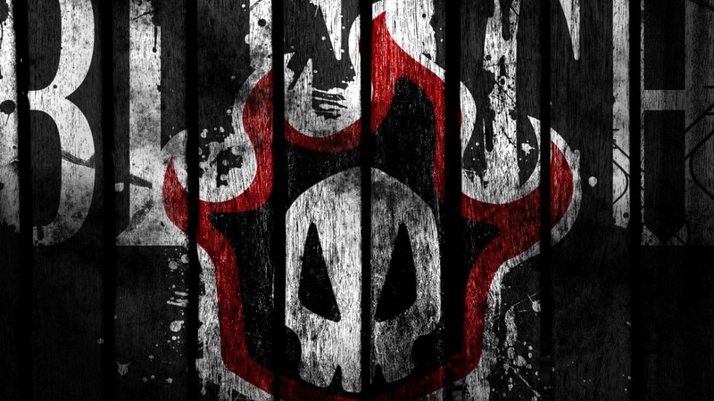 Bleach, anime, dark, skull