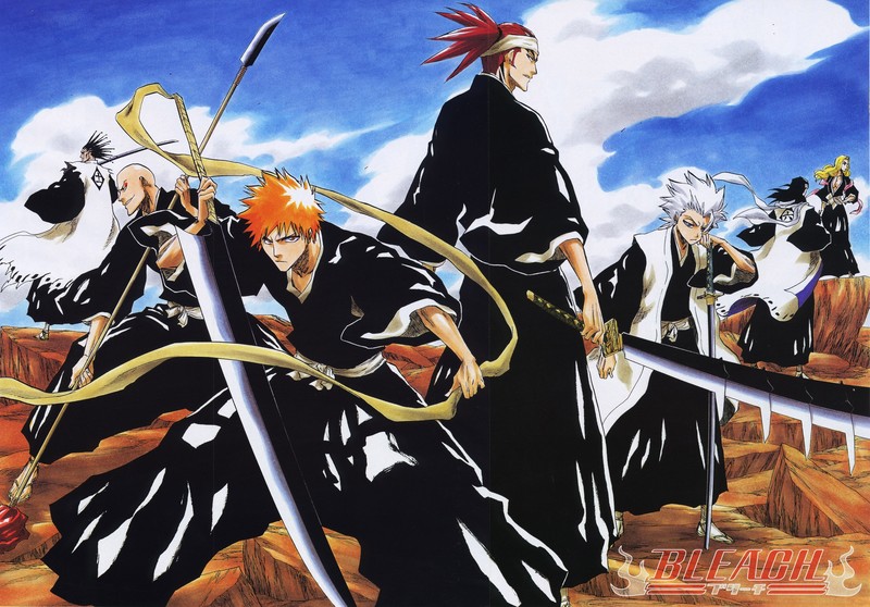 Bleach, anime, anime boys, sword, weapon