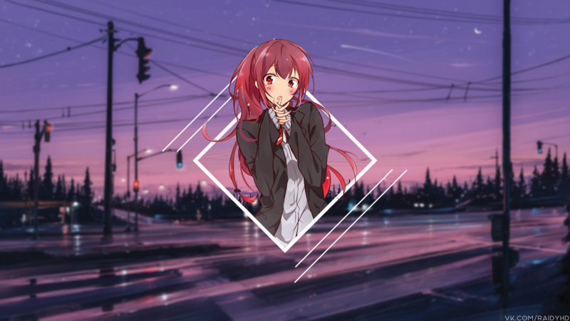 anime, anime girls, picture-in-picture