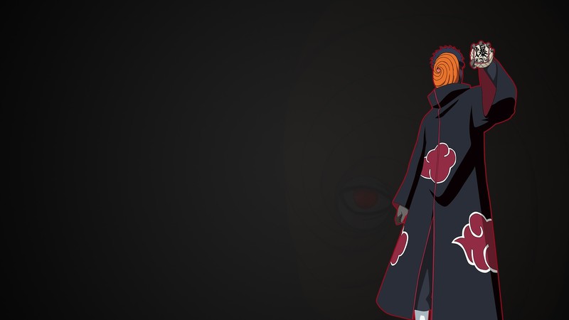 anime, Naruto Shippuuden, red eyes, simple background