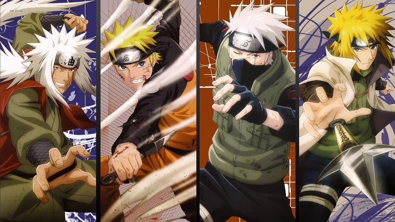 anime, Naruto Shippuuden, collage, anime boys