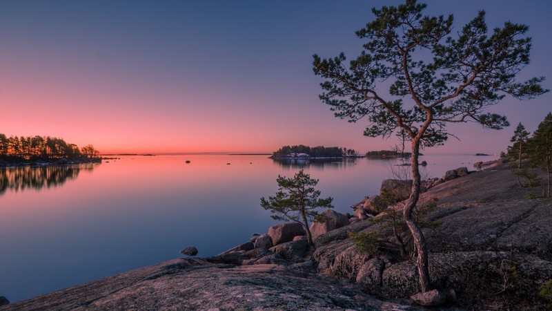 sky, sea, landscape, nature