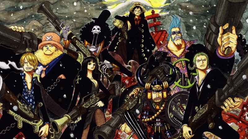 One Piece, straw hat, anime girls, anime boys