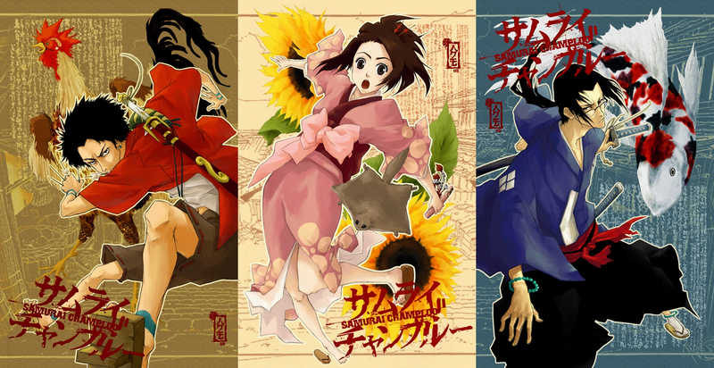 Samurai Champloo, Mugen, Fuu, Jin (Samurai Champloo)