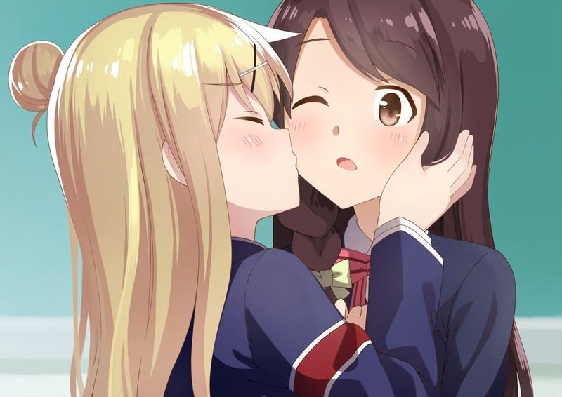 Kujou Karen, blonde, Kin-Iro Mosaic, loli