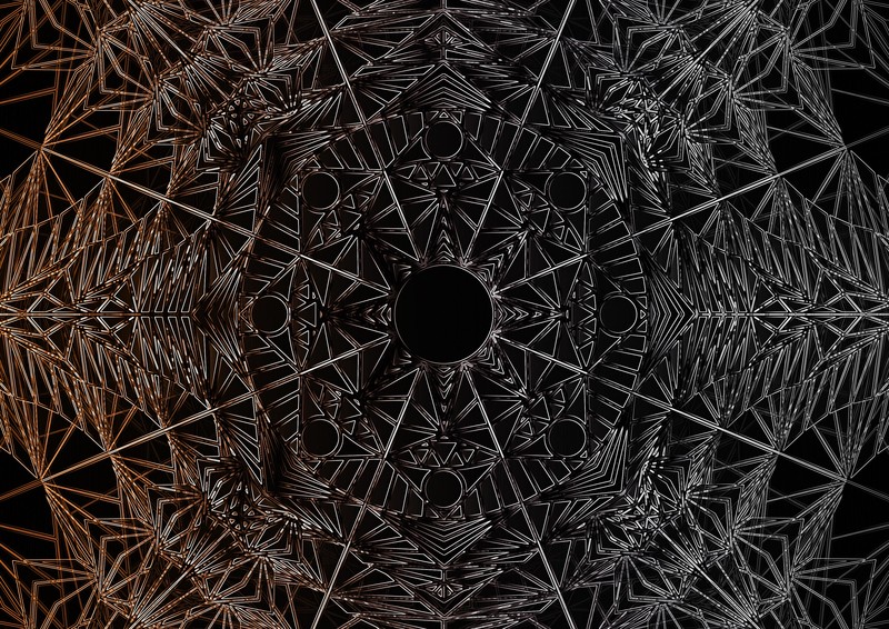 optical illusion, vector, fractal