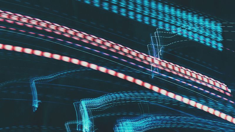 light, blur, long exposure, movement, stripes, colorful, 4k