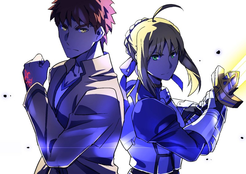 Fate Series, Fate/Stay Night, Saber, Shirou Emiya