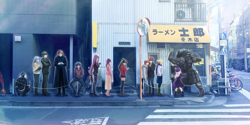 Fate Series, Fate/Stay Night, Saber, Shirou Emiya, Tohsaka Rin, Archer (Fate/Stay Night), Rider (Fate/Stay Night), Shinji Matou, Matou Sakura, kotomine kirei, Caster (Fate/Stay Night), Lancer (Fate/Stay Night), Fujimura Taiga, Gilgamesh, Illyasviel von Einzbern, Berserker (Fate/Stay Night), True Assassin (Fate/stay night), anime girls, anime boys