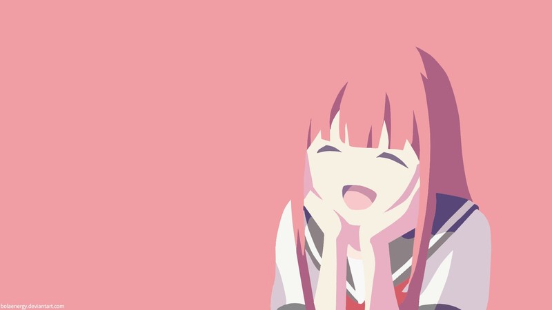 Tsurezure Children, anime girls, anime, open mouth, simple background