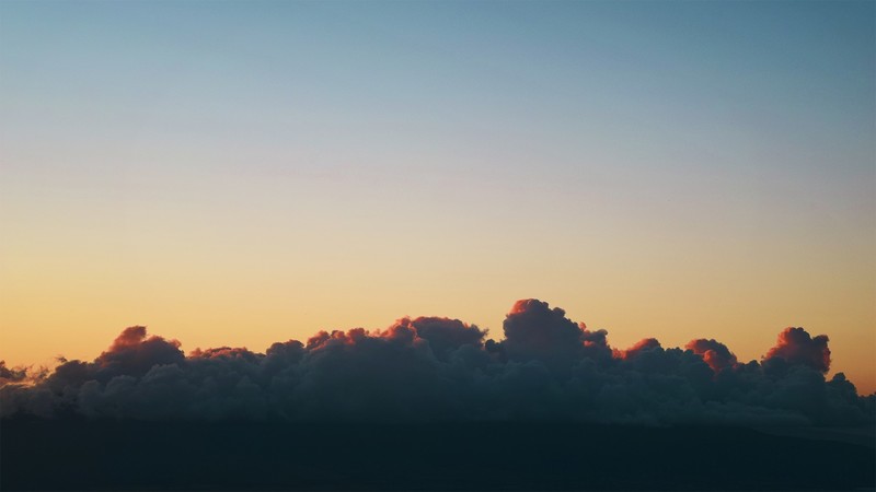 sky, clouds, nature, blue