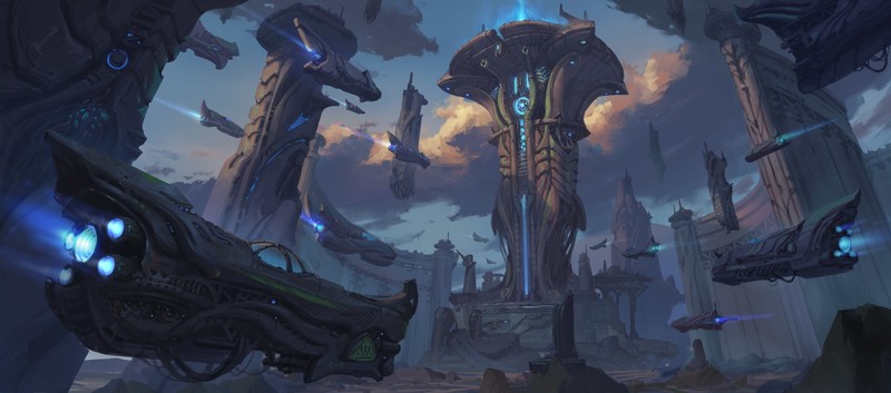 cityscape, futuristic, landscape