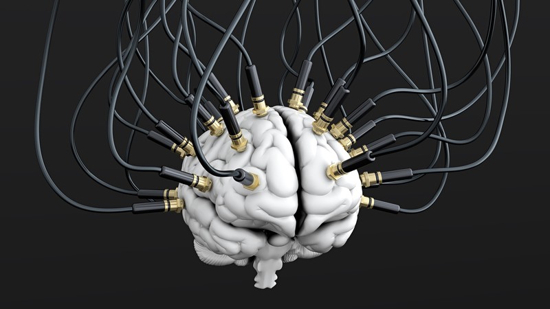 brain, technology, digital art, connectivity