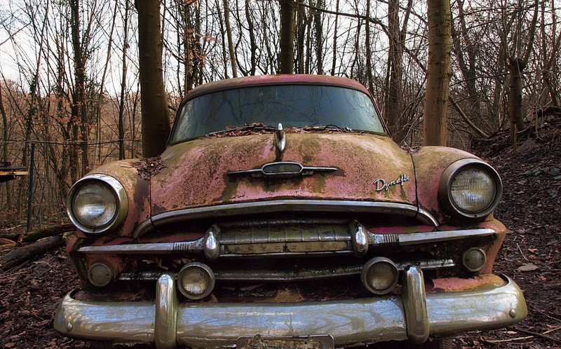 car, old, vehicle, wreck