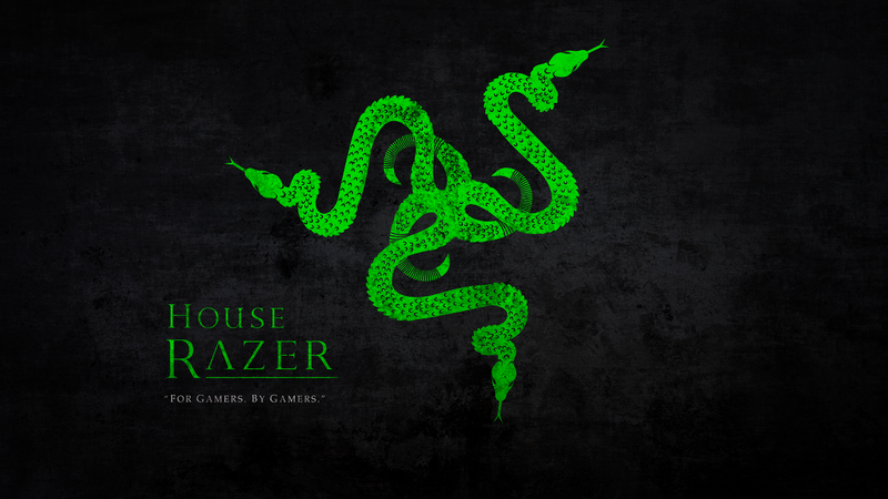 2K, Razer, Razer Inc., green, snake, logotype, logo, gamers, typography, Game of Thrones