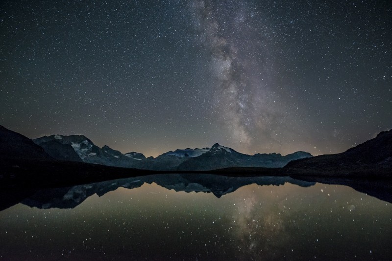 nature, water, stars, snow