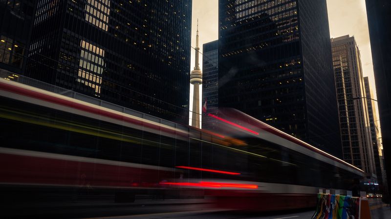 city, traffic, long exposure, street, buildings, 4k