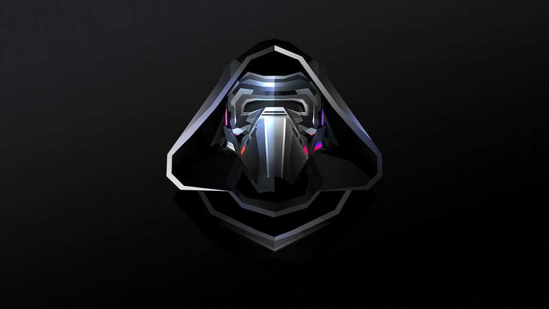 digital art, Kylo Ren, Star Wars, movies, mask