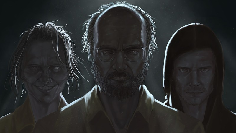video games, Resident Evil VII, old people, looking at viewer, horror, artwork, digital art, Resident Evil, creepy