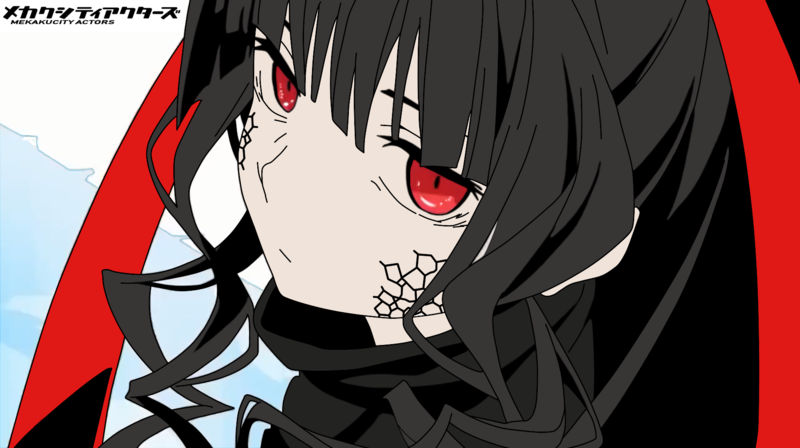 Mekakucity  Actors, red eyes, anime girls, anime, dark hair