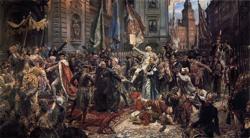 Jan Matejko, history, classic art, Poland, Warsaw, Constitution of 3 May 1791
