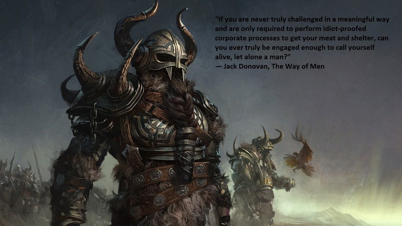 Jack Donovan, Barbarian, quote