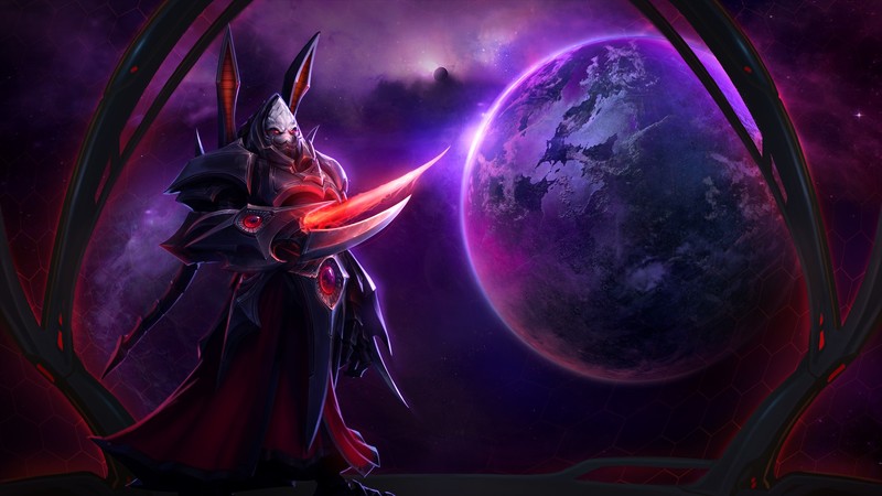 video games, Alarak (Starcraft), heroes of the storm, StarCraft, space, Starcraft II, Protoss, artwork, digital art, science fiction, aliens