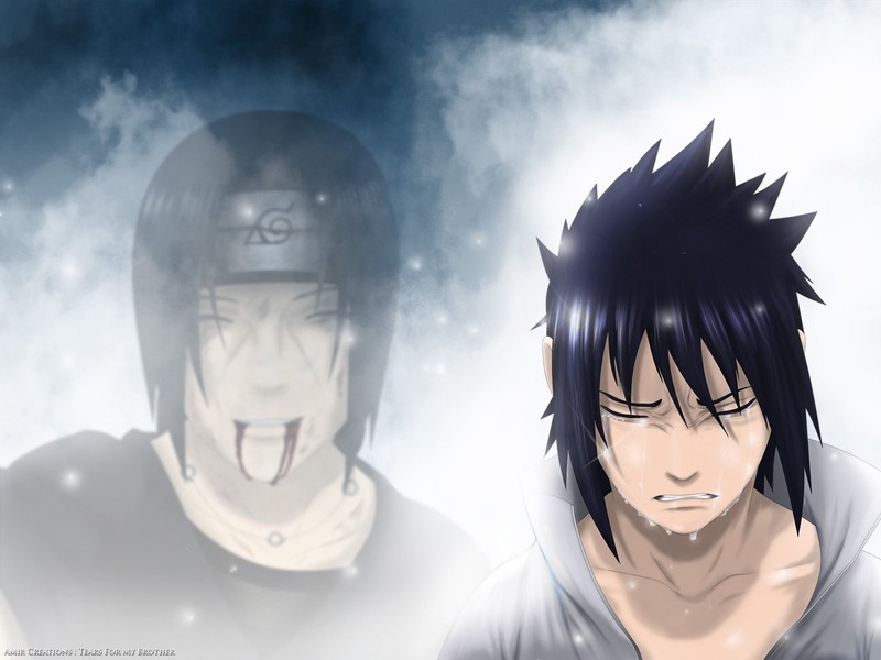 Naruto Shippuuden, Uchiha Itachi, Uchiha Sasuke