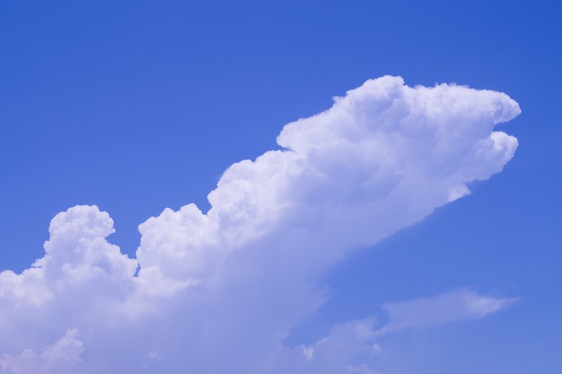 clouds, sky blue, nature, blue