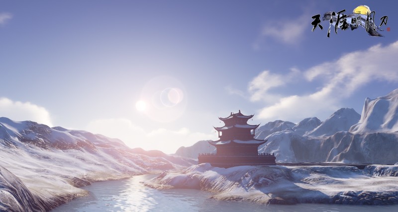 Moonlight Blade, landscape, architecture