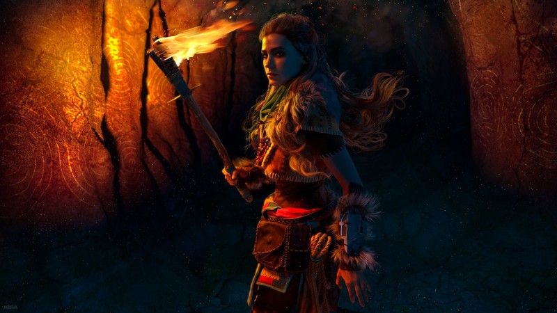 Aloy (Horizon: Zero Dawn), horizon zero dawn, Horizon: Zero Dawn, video games