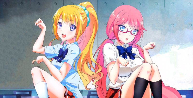 anime, anime girls, Youkoso Jitsuryoku Shijou Shugi no Kyoushitsu e, Karuizawa Kei, Sakura Airi, long hair