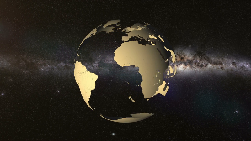 space, universe, planet, Earth, stars, dark, transparency, Milky Way, continents, South America, Africa, Europe, nebula