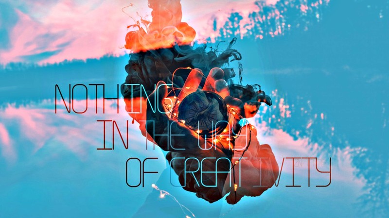 colorful, creativity, lighter, blue, compass, water, double exposure, sunset, cyan, typography, ink drop, paint in water