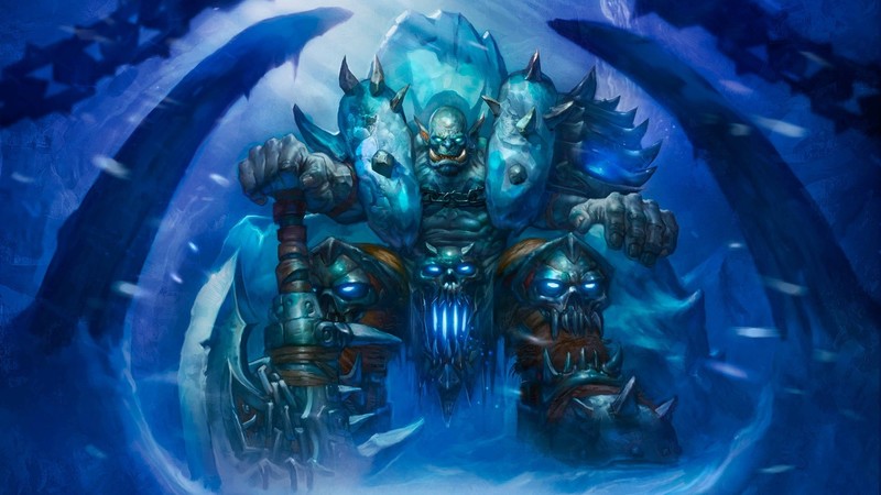 Hearthstone: Heroes of Warcraft, Hearthstone, Warcraft, cards, artwork, Knights of the frozen throne, Death Knight, Garrosh Hellscream, video games