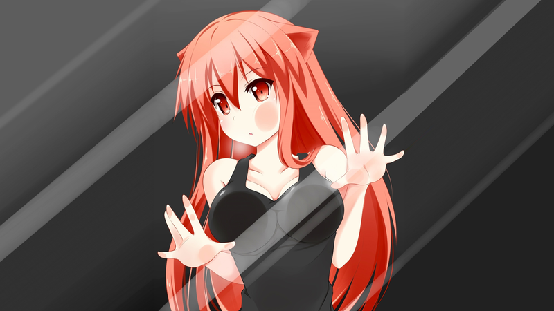 anime girls, window, redhead