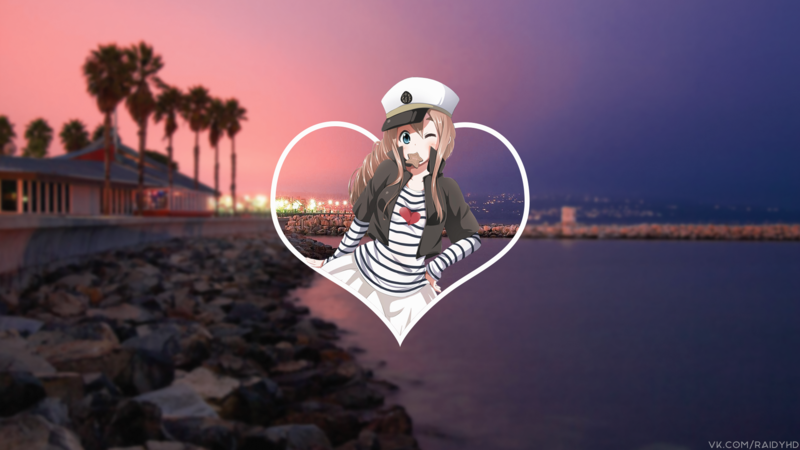 anime, anime girls, picture-in-picture, Kotobuki Tsumugi