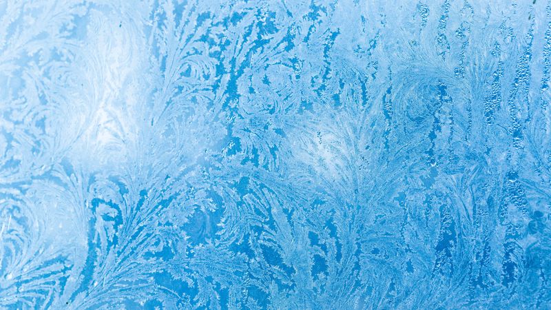 frost, glass, pattern, ice, frozen, 4k